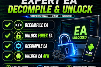 decompile ea, unlock forex ea, recompile ea, remove ea license, unlock ea apk