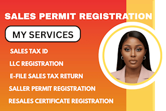 register your USA llc, seller permit and resale certificate