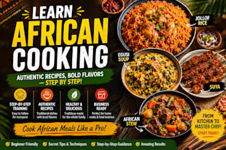 train you on how to cook authentic african cuisine step by step at home