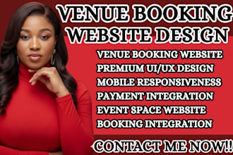 build event website venue booking website wedding venue site wordpress website