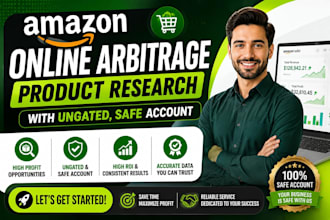 do amazon online arbitrage product research with ungated account safe
