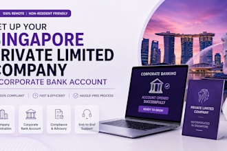 set up your singapore private limited company and corporate bank account remotel