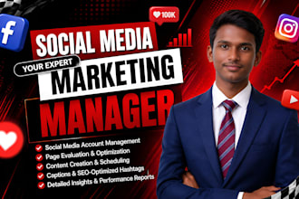 be your social media marketing manager and content creator