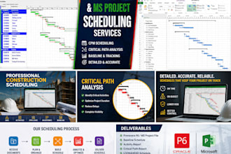 make detailed construction schedules for you