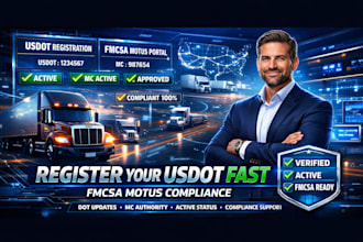 register or update your usdot on the new fmcsa motus system