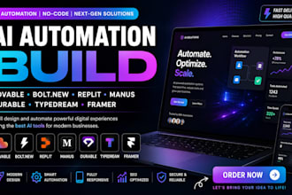 lovable boltnew replit manus durable typedream framer ai automation website