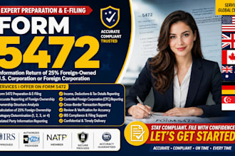 form 5472 tax filing consultant for US foreign owned firms