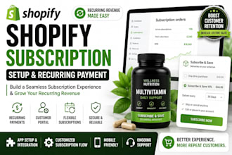 setup shopify subscription and recurring payment system