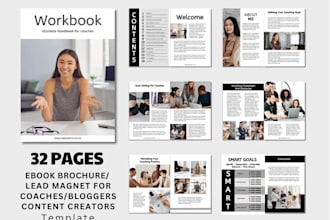 design etsy digital product workbook and gumroad pdf guide