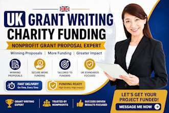 write winning grant proposal UK charity, ngo funding application