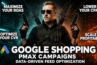 set up and optimize your google shopping and pmax campaigns