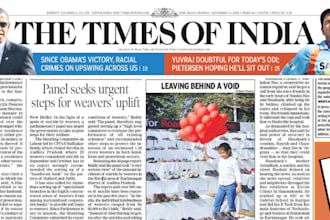 publish your article on outlook india, deccan herald, times of india, the hindu