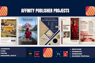 design affinity publisher projects, affinity book formatting, affinity workbook