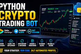 build a python crypto trading bot for delta exchange