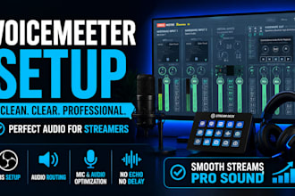 setup voicemeeter banana or potato for clean obs streaming audio