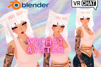 model 3d vrchat avatar vr character furry avatar vtuber nsfw military avatar vrm