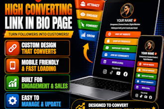create a high converting link in bio page
