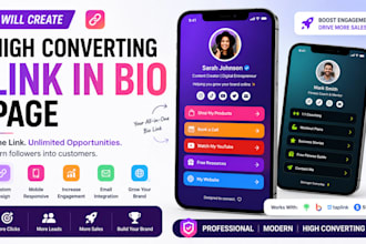 create a high converting link in bio page