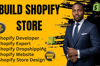 design shopify website develop shopify store and dropshipping store