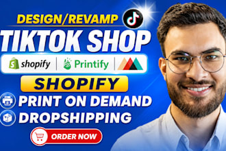 create tiktok shop ads, shopify print on demand with printify, printful, gelato