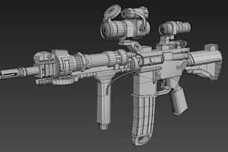 fix fps weapon rig ak47 smg gun animation mechanical hierarchy fbx maya ue5 game