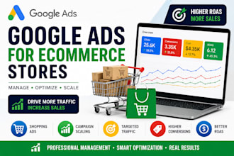manage and scale google ads campaigns for ecommerce stores