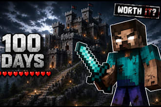 design viral gaming youtube thumbnail for minecraft roblox and streamer