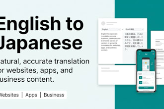 translate english to natural japanese