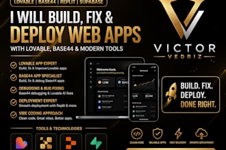 deploy, fix lovable replit bolt ai app base44 web app base44 debugging