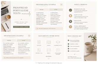 proofread portuguese texts manually