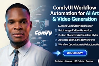 build comfyui workflow for ai art generation and ai video generation