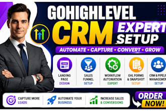 be gohighlevel crm expert website automation ghl snapshot form ghl landing page