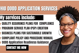 write dodd ohio service program plan, policy and procedure, quality assurance