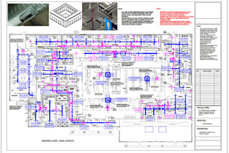 do hvac mechanical design, plumbing, duct design, technical hvac plan drawings