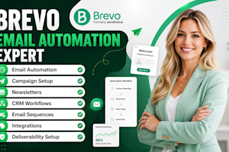 setup brevo email marketing automation campaigns newsletter brevo crm workflows