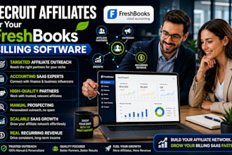 recruit affiliates for your freshbooks software