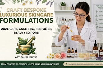 craft bespoke luxurious skincare formulations natural clean beauty