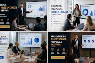 design sales presentation business proposal and corporate powerpoint deck