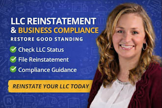 provide ein filing, llc reinstatement, company formation, business compliance