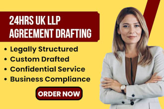 draft a legally compliant UK llp agreement to protect your partners and business