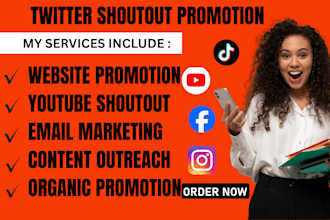 do virai twitter shoutout and promote your links to millions
