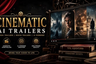 create cinematic ai book trailers and movie trailers