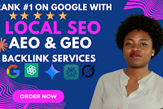 do monthly website local off page, GEO, aeo, SEO backlink building for ai search