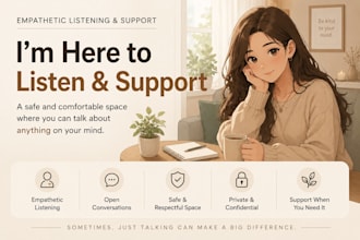 provide empathetic listening and provide conversation