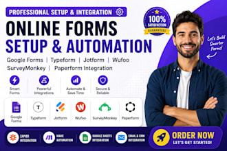 setup google forms typeform jotform wufoo surveymonkey paperform integration