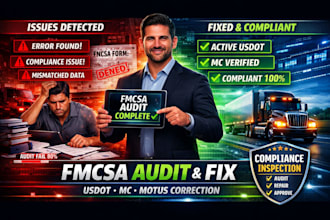 audit and correct your fmcsa motus usdot registration for compliance errors