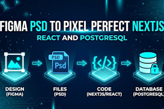 convert figma psd xd to pixel perfect nextjs reactjs UI UX