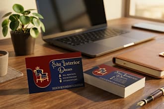 design business cards, brochers, and logo design