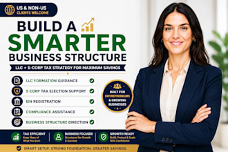 form your llc and guide you on s corp tax election for savings