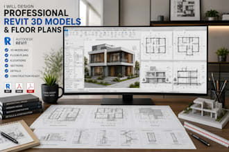 design  revit 3d models and floor plans